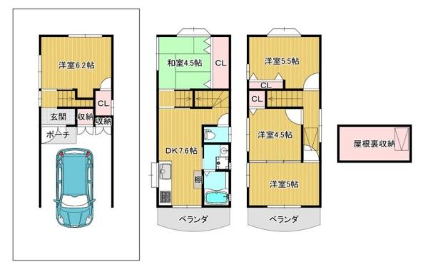 守口市金田町２丁目の中古一戸建て
