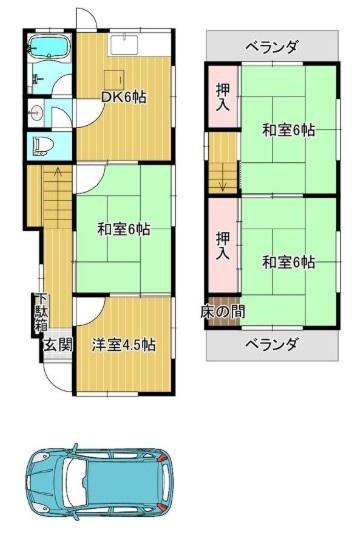 枚方市東船橋２丁目の中古一戸建て