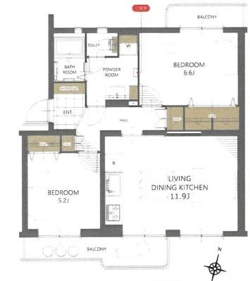 男山第４住宅第304号棟　中古マンション