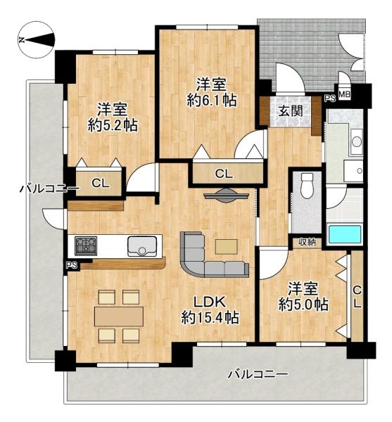 ライオンズガーデン枚方藤阪 中古マンション