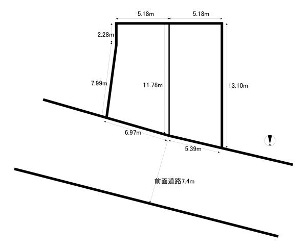 枚方市牧野本町１丁目の土地
