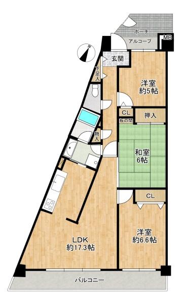 東急ドエル・アルス枚方桜が丘Ａ棟　中古マンション