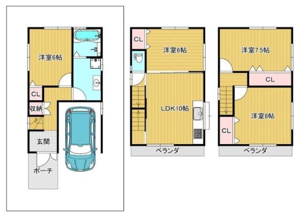 寝屋川市松屋町の中古一戸建て
