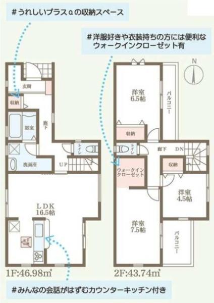 枚方市牧野本町２丁目　新築一戸建て