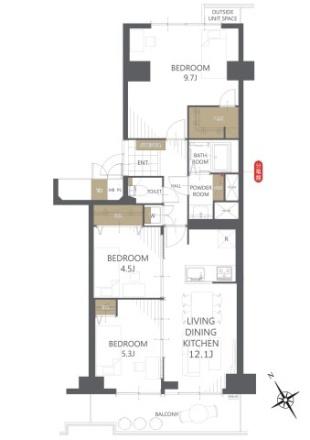 シーアイハイツ南千里Ｃ棟　中古マンション
