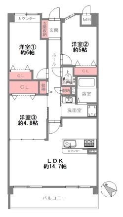 ステイツ香里ヶ丘　中古マンション