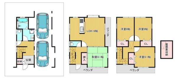 守口市佐太東町２丁目の中古一戸建て