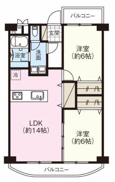 南茨木ハイタウン美沢B棟