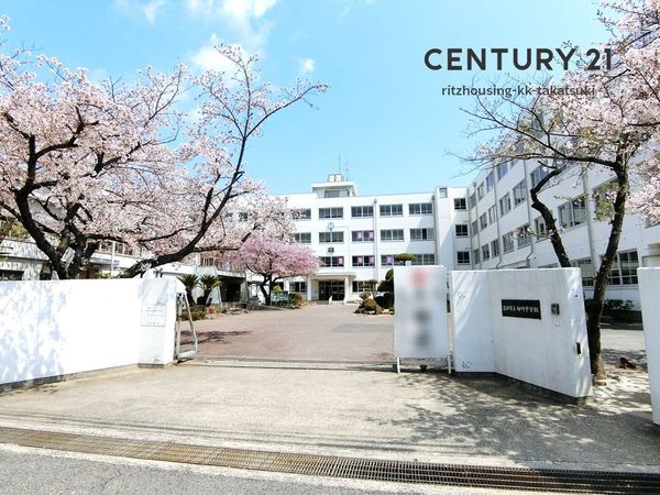 高槻市西町の新築一戸建(高槻市立柳川中学校)