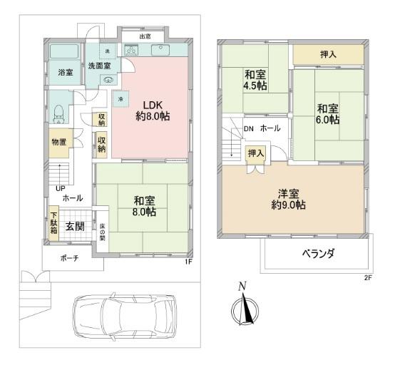 高槻市東城山町の中古一戸建