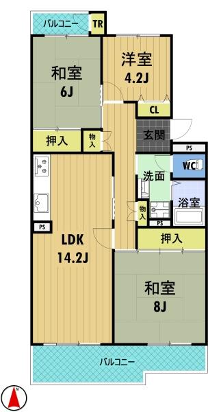 境谷西第２住宅８棟