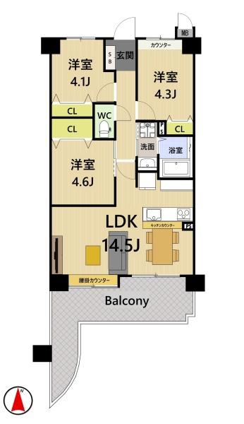 ●全面改装済●朝日プラザ伏見桂川１１階部分