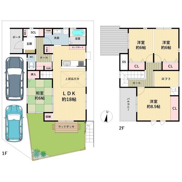 高槻市宮が谷町の中古一戸建て