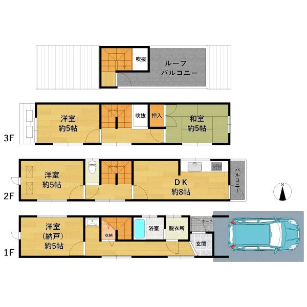 高槻市津之江町２丁目の中古一戸建て