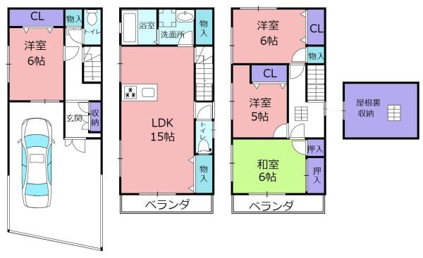 東大阪市鴻池徳庵町の中古一戸建