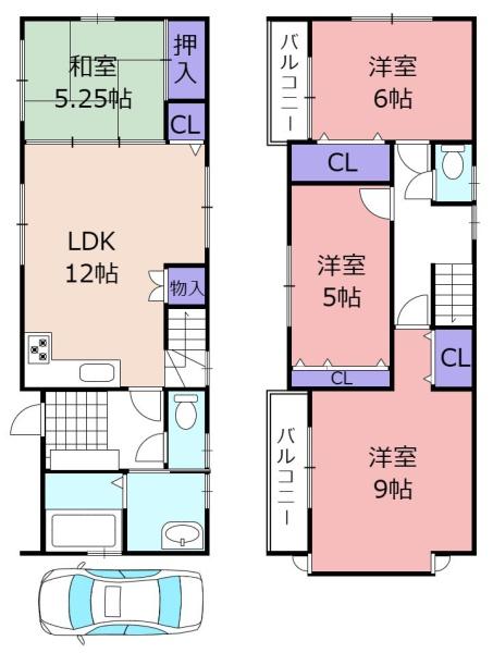 東大阪市新鴻池町の中古一戸建
