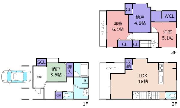 大東市幸町の新築一戸建