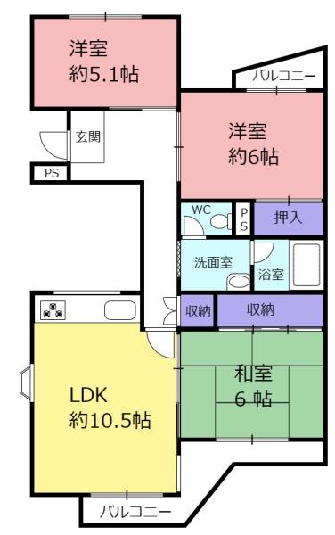 住道駅前住宅１７号棟