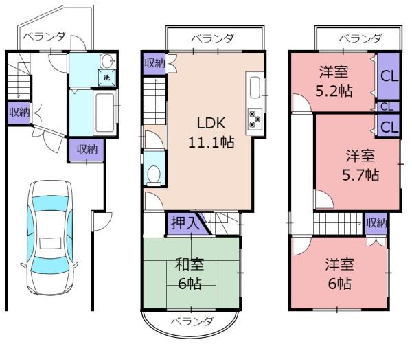 東大阪市稲田本町１丁目の中古一戸建