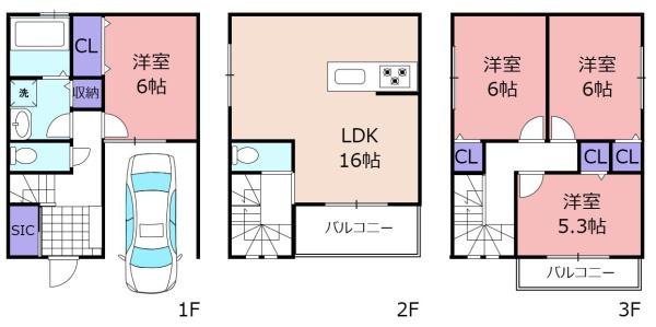 大東市灰塚３丁目の新築一戸建