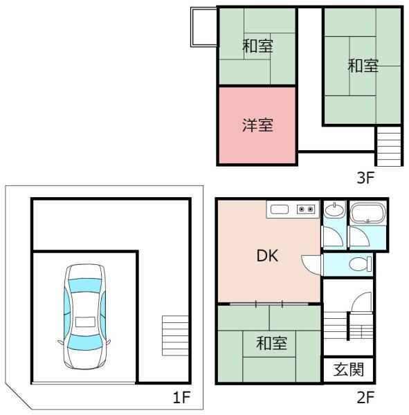 大東市諸福５丁目の中古一戸建