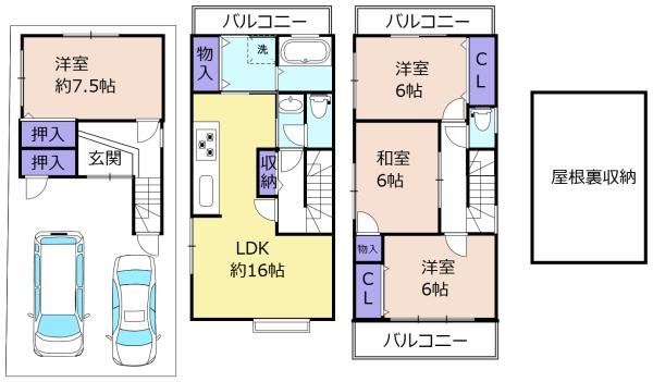 東大阪市鴻池町１丁目の中古一戸建て