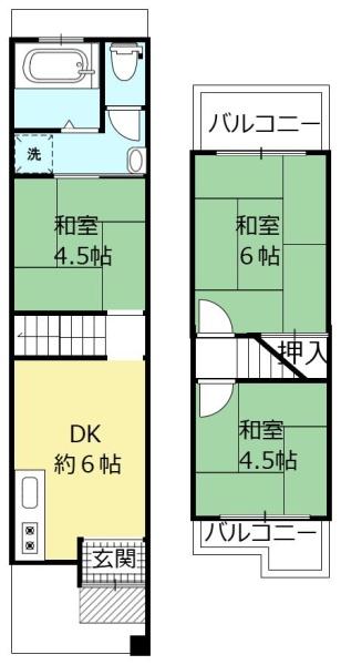 大阪市鶴見区茨田大宮３丁目の中古一戸建て