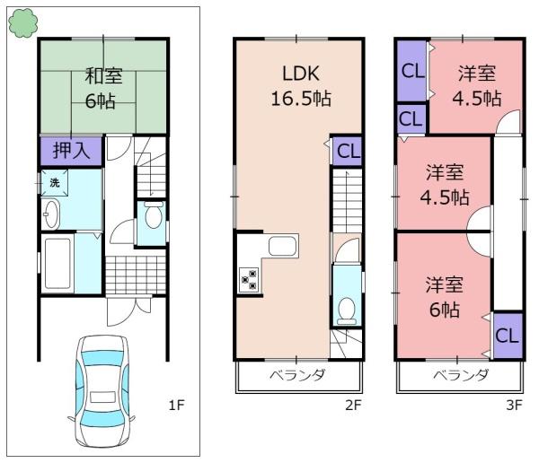 大東市泉町1丁目の中古一戸建