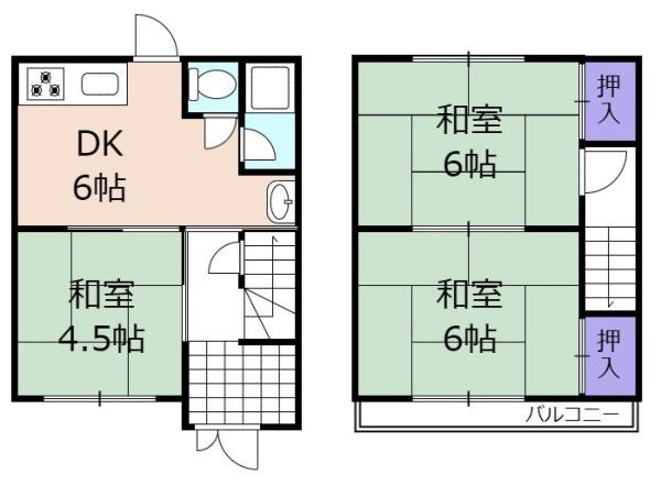 東大阪市鴻池町２丁目の中古テラスハウス