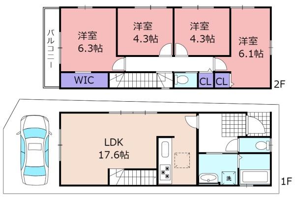 東大阪市稲田本町２丁目の新築一戸建