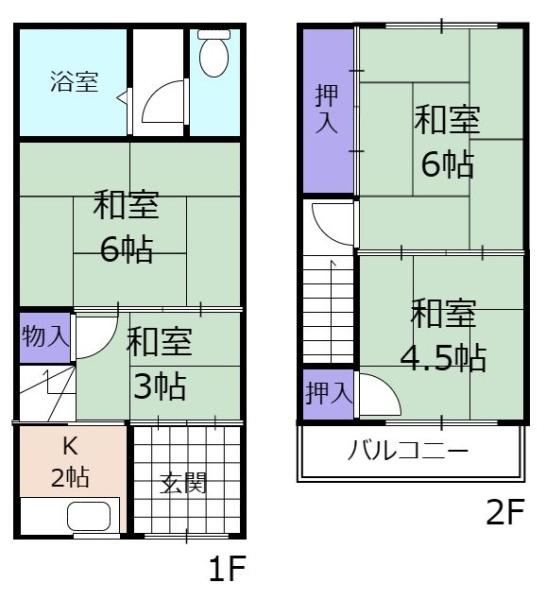 稲田本町1丁目中古テラスハウス