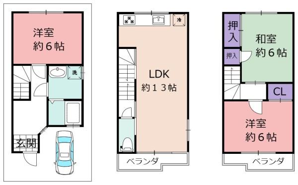 東大阪市東鴻池町５丁目の中古一戸建て