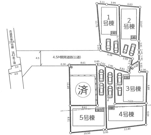 藤沢市長後第24　新築分譲住宅全6棟　2号棟