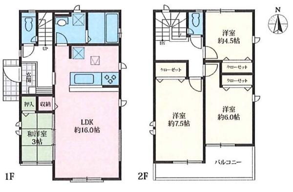 新築分譲住宅　藤沢市亀井野11期　1号棟