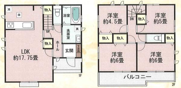 寒川町小谷2丁目　全6棟　A号棟