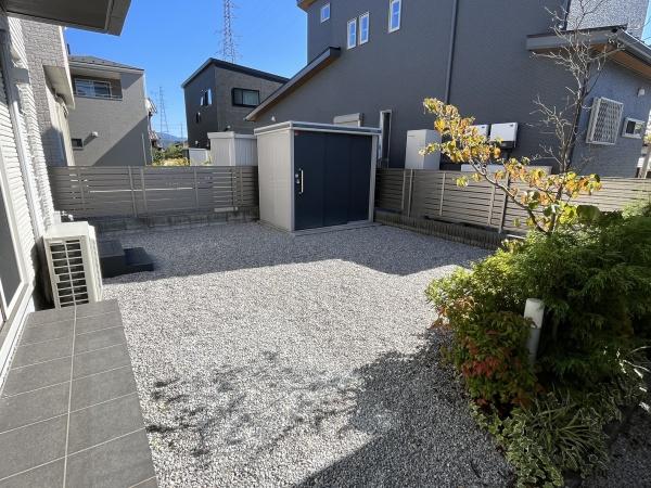 長浜市宮司町の中古一戸建て(庭)