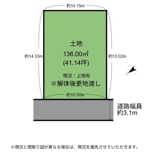 彦根市本町２丁目　土地