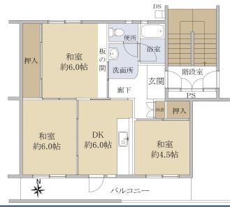 富田第二住宅５９号棟　高槻市牧田町