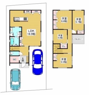 茨木市平田２丁目　建築条件付き土地