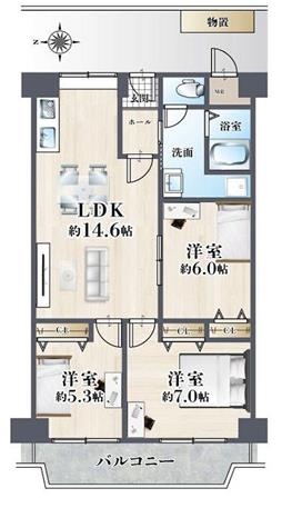 ローレルハイツ茨木総持寺1号棟
