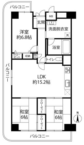 第二茨木ビューハイツ９号棟