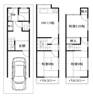 高槻市津之江町３丁目　中古戸建