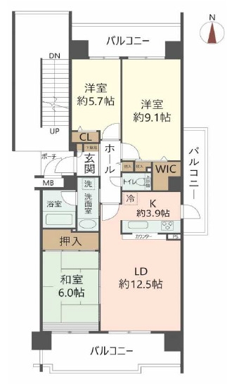 阪急ヒルズコート高槻　2番館