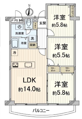 南茨木駅前ハイタウンB棟
