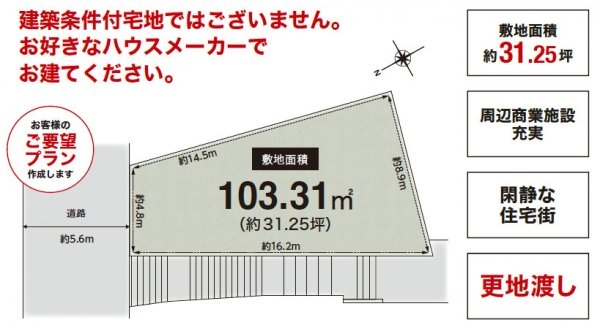 高槻市緑が丘１丁目の土地