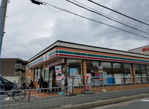 高槻市八幡町の土地(セブンイレブン高槻城東町店)