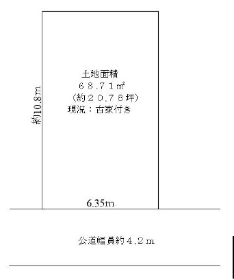 高槻市野田３丁目の土地