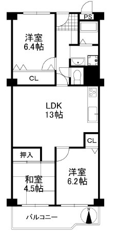 春日丘グリーンハイツB棟