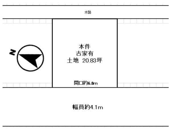 高槻市東五百住町２丁目　建築条件無し土地
