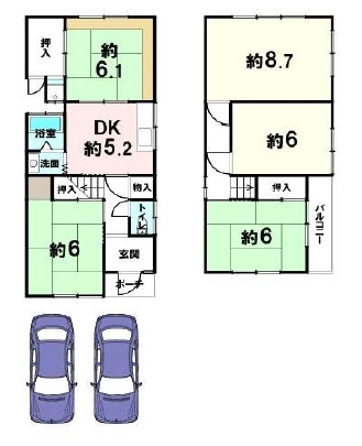 高槻市高垣町　中古戸建